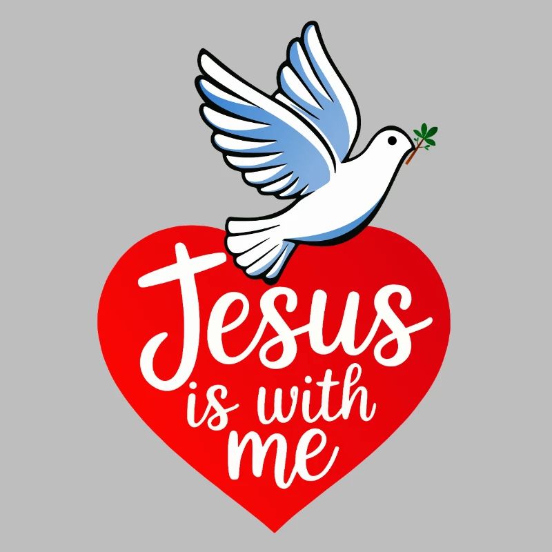 Jésus est avec moi taube