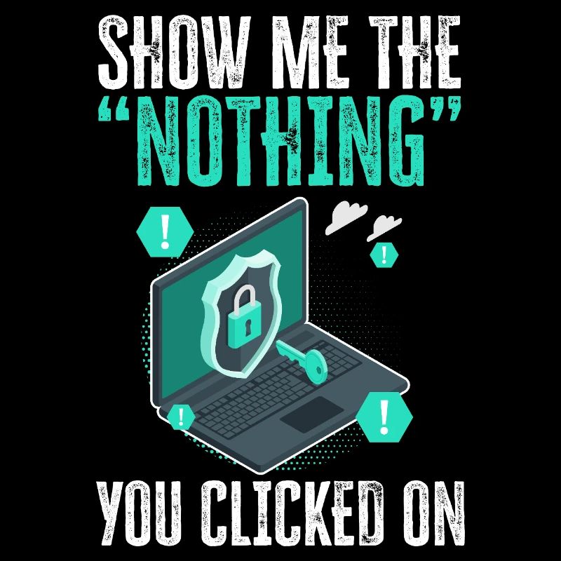 Lustiges Cybersicherheits-IT-Support-IT-Sicherheitsnetzwerk