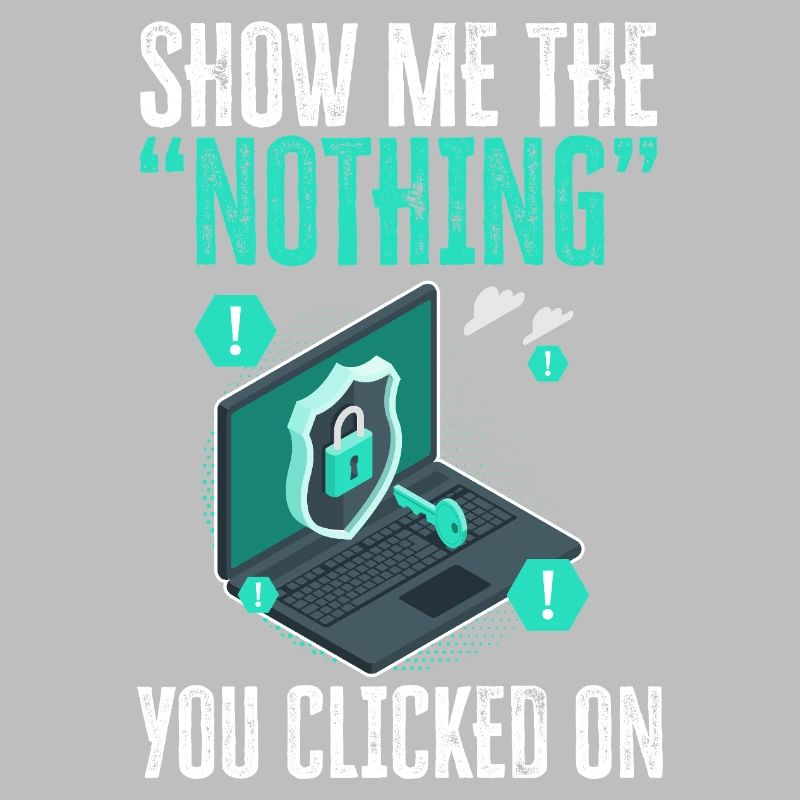Lustiges Cybersicherheits-IT-Support-IT-Sicherheitsnetzwerk