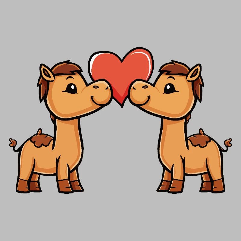 Kamel Paar Valentinstag