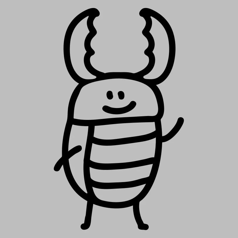 Stag Beetle - Line
