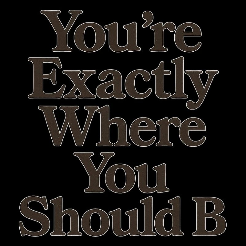 Message de motivation en typographie classique