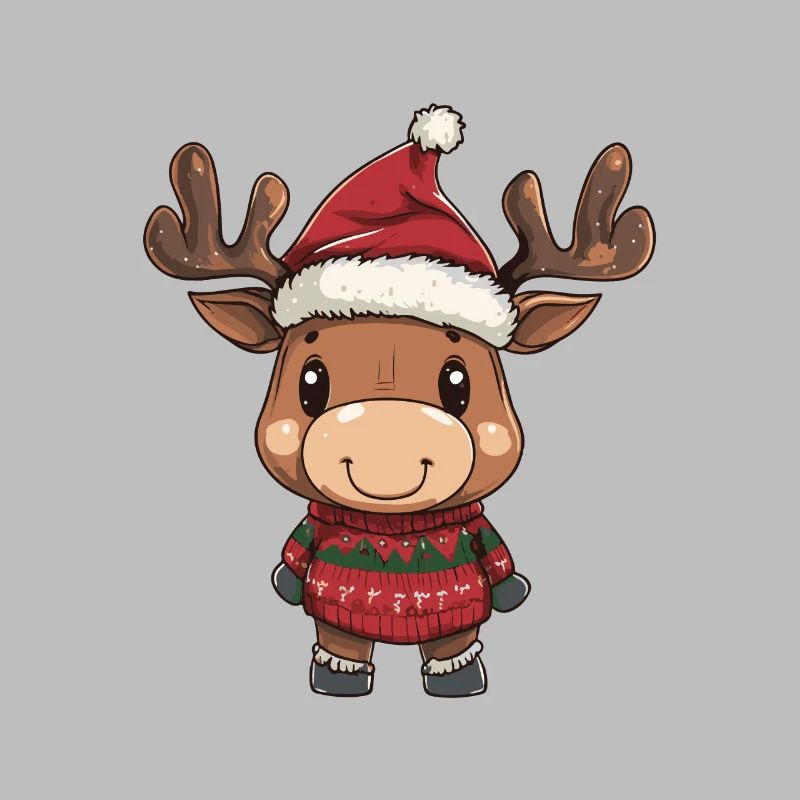 Bande dessinée de Noël de l’orignal