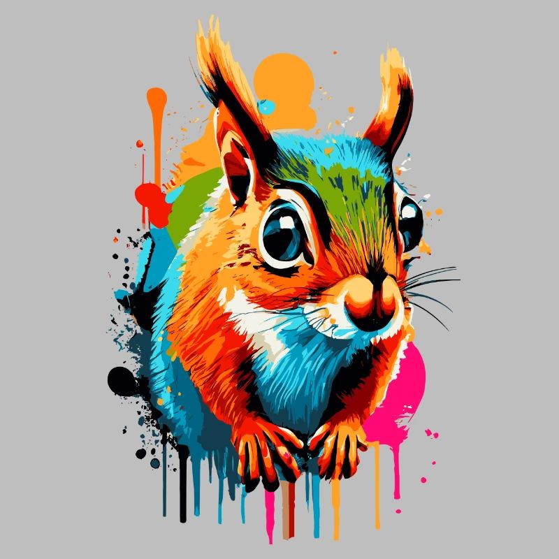 Eichhörnchen Sciurus - Squirrel Farbenfroh