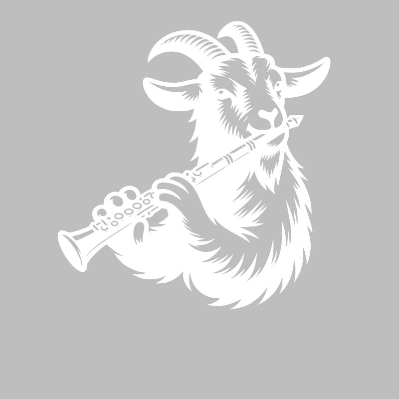 Conception de la Silhouette de clarinettiste de Goat Farm