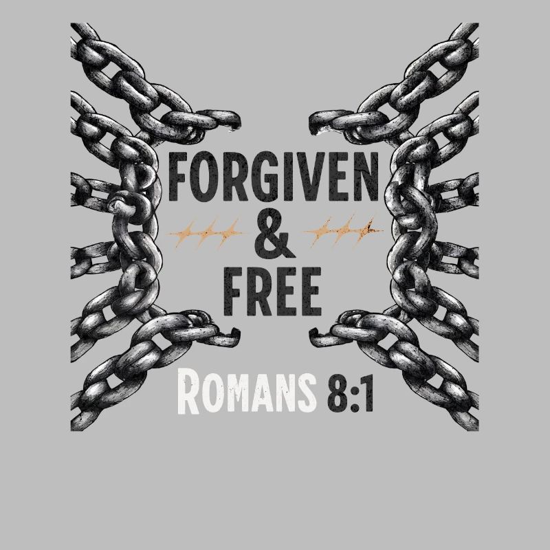 Forgiven and Free Romans 8:1 Broken Chains