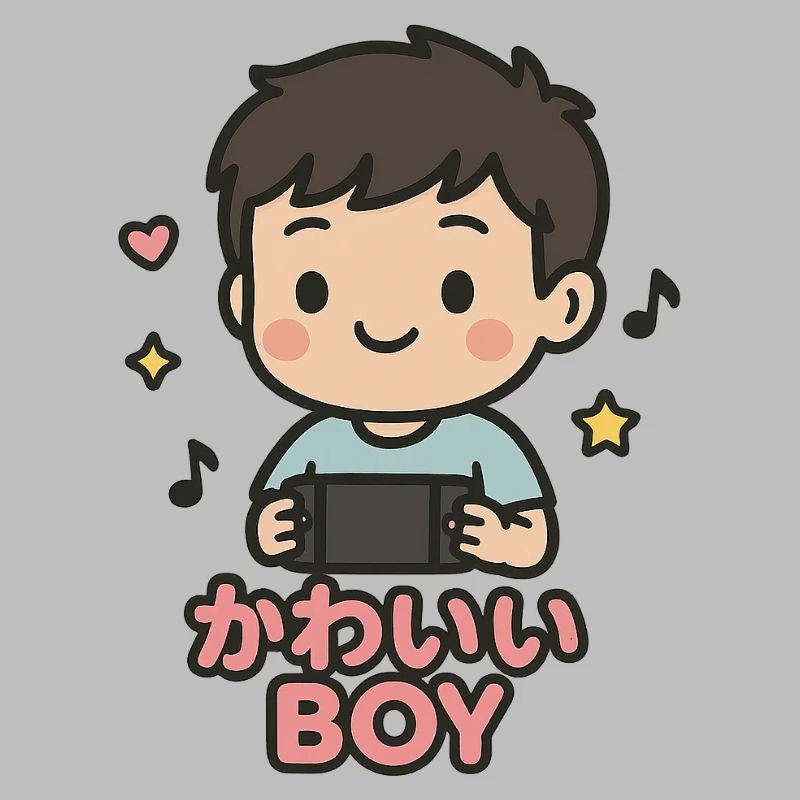 Süßer Junge mit Gamecontroller