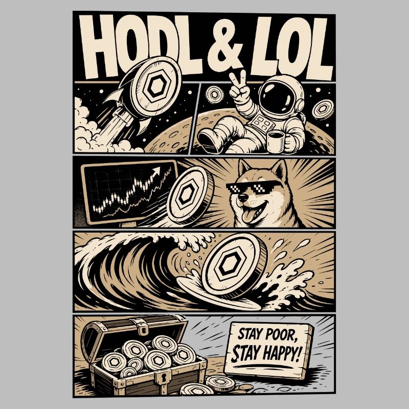 HODL LOL Crypto Meme Comic