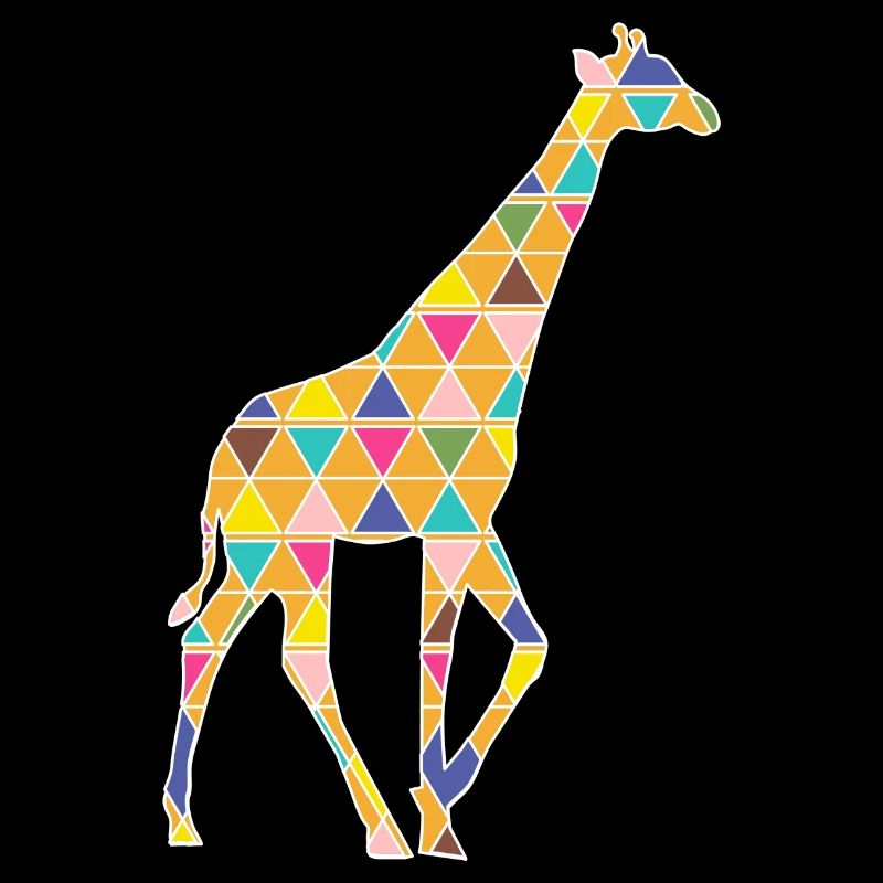 grafische Giraffe