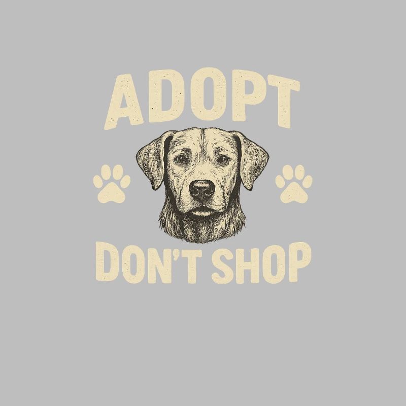 Conception de motif d’adoption de chien