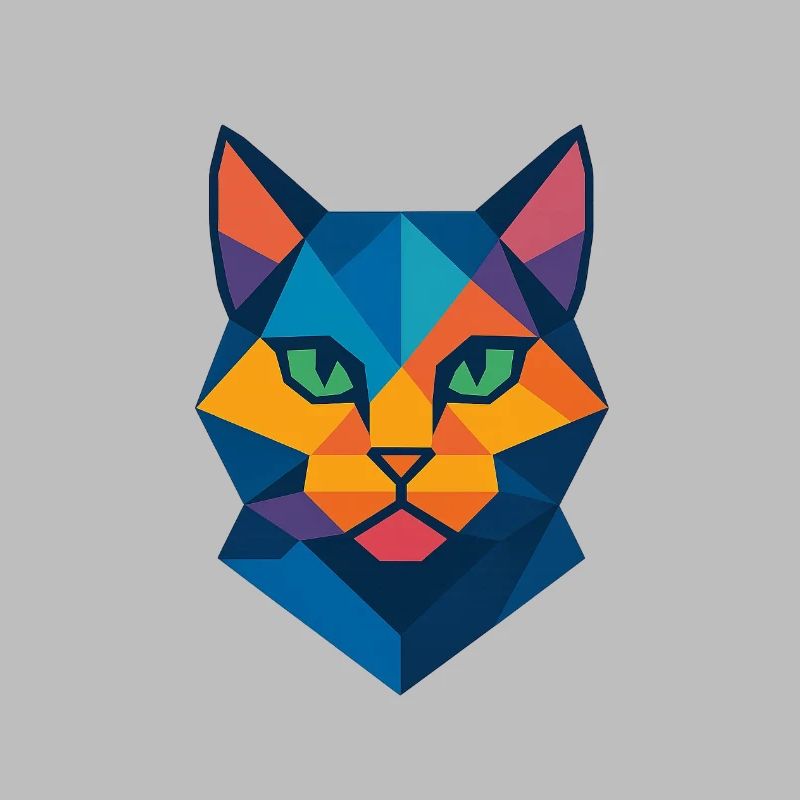 Chat | Tête de chat Impression / Impression / Design