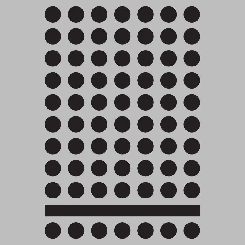 Monochrome Dot Grid Pattern
