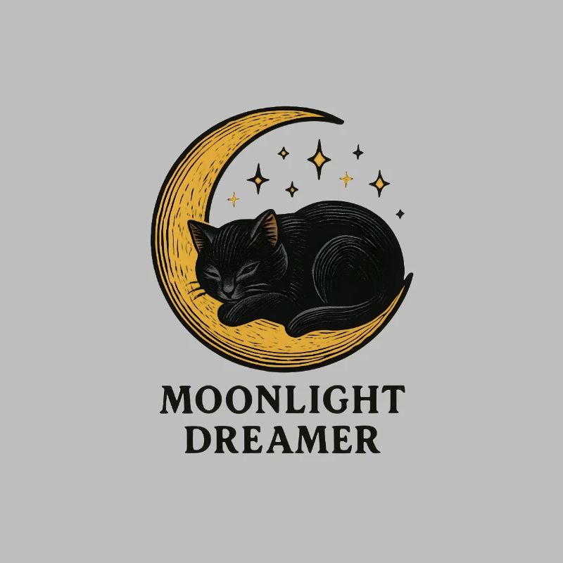 Moonlight Dreamer Cat
