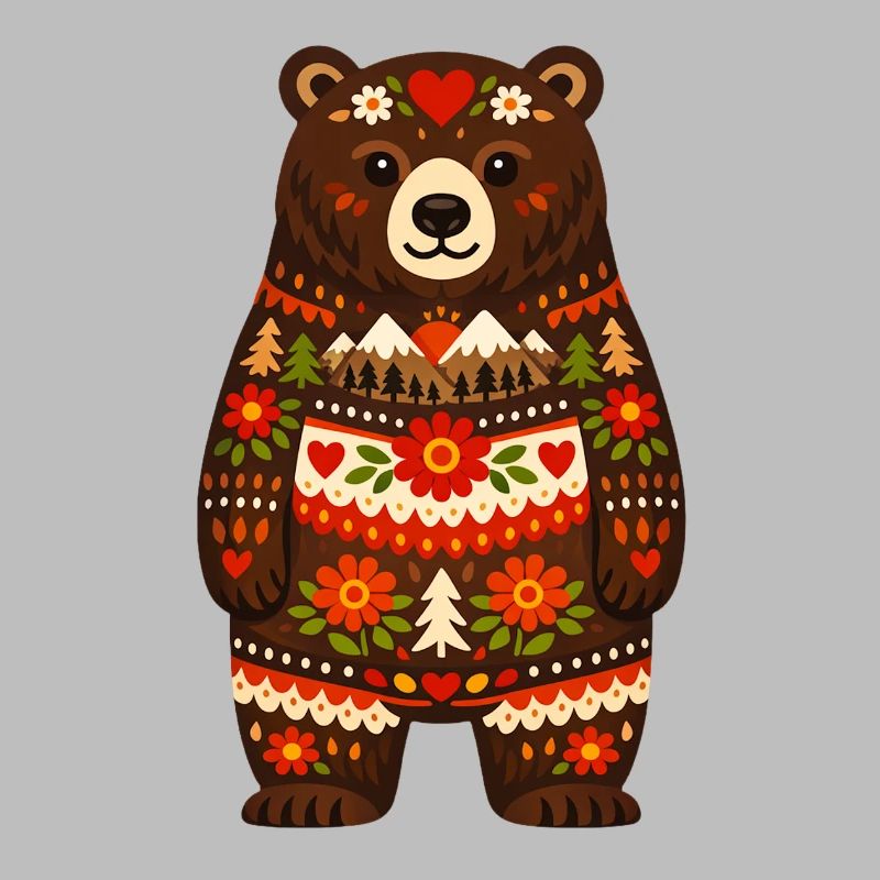 L’ours dans le style populaire