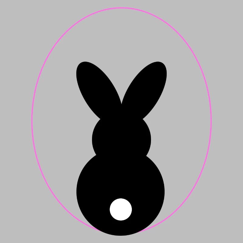 Bunny in Egg Light Shadow