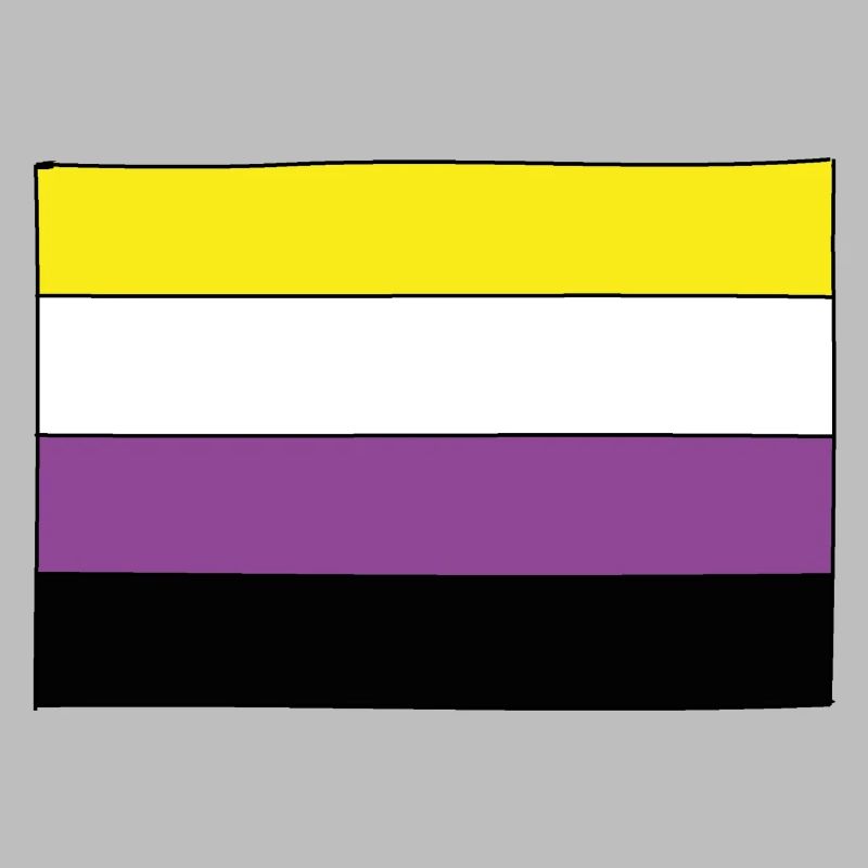 Nonbinary flag