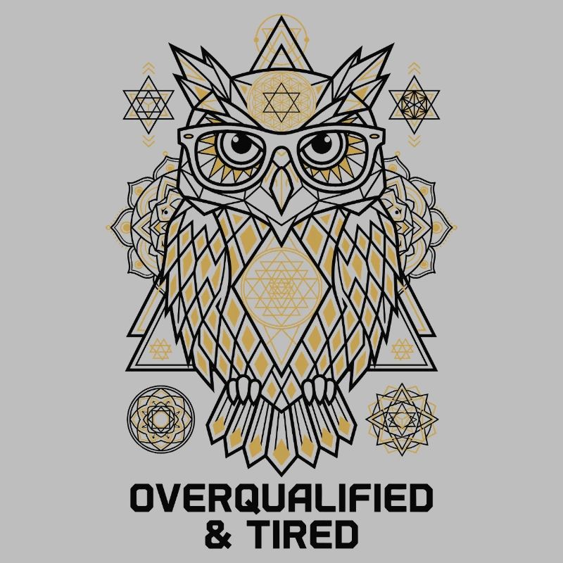 Overqualified Eule Mandala