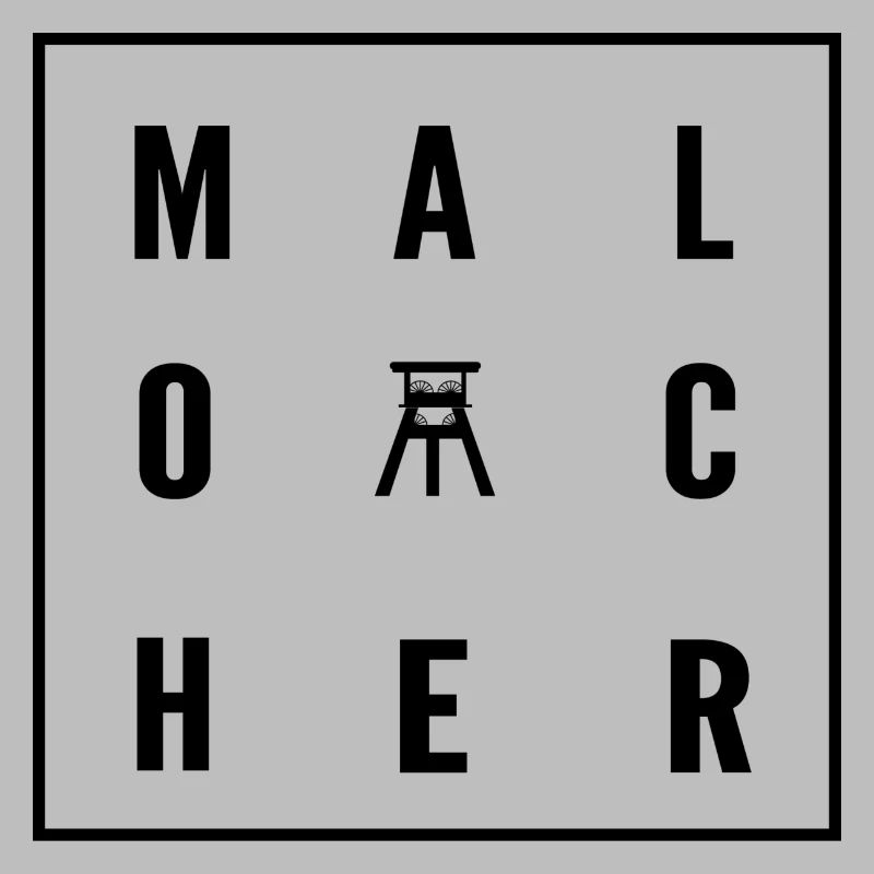 Malocher mit Förderturm