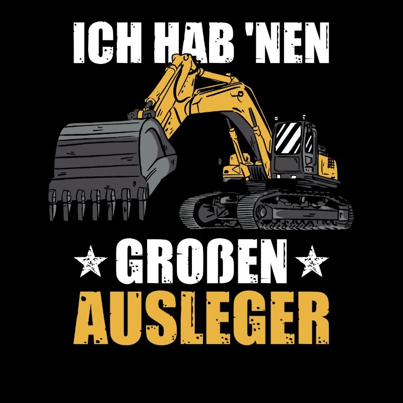 Ausleger Baggerführer Bagger Baggerfahrer