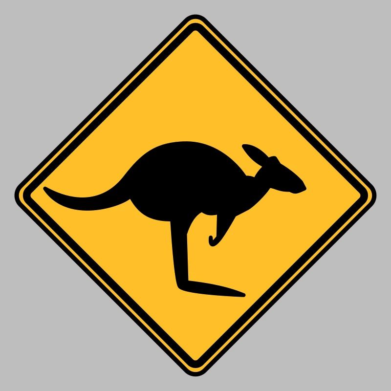 Caution kangaroo