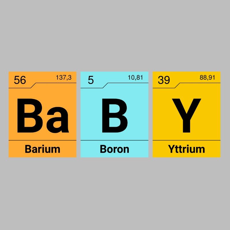 Éléments de chimie bébé