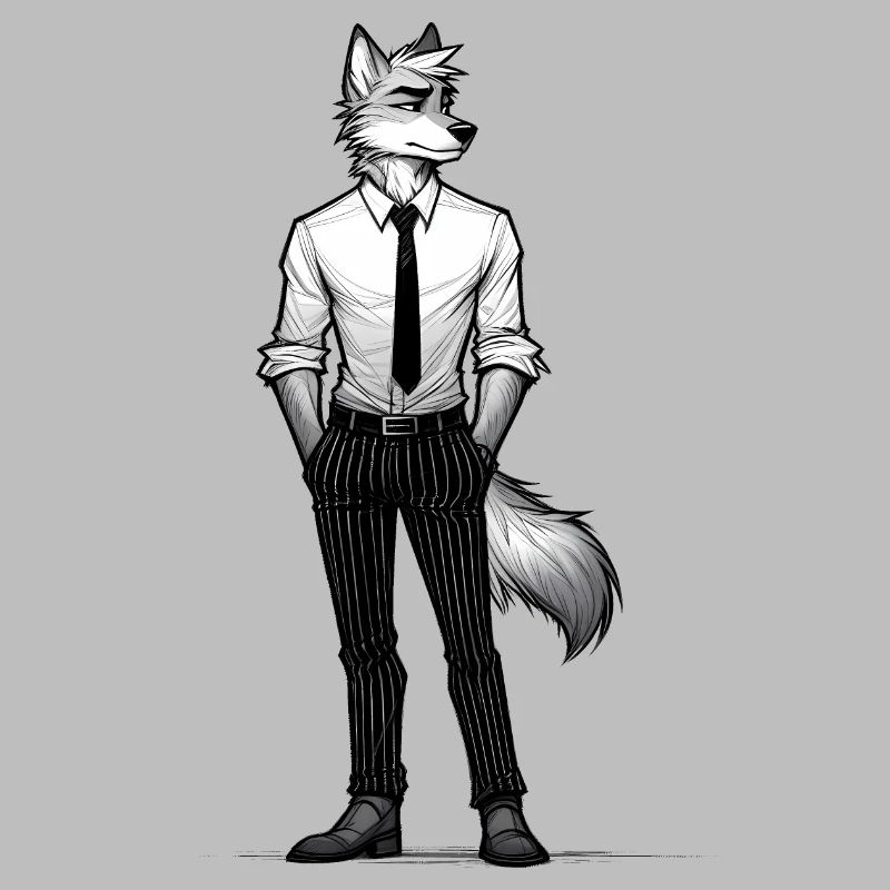 Dapper Wolf : Bête d’affaires décontractée
