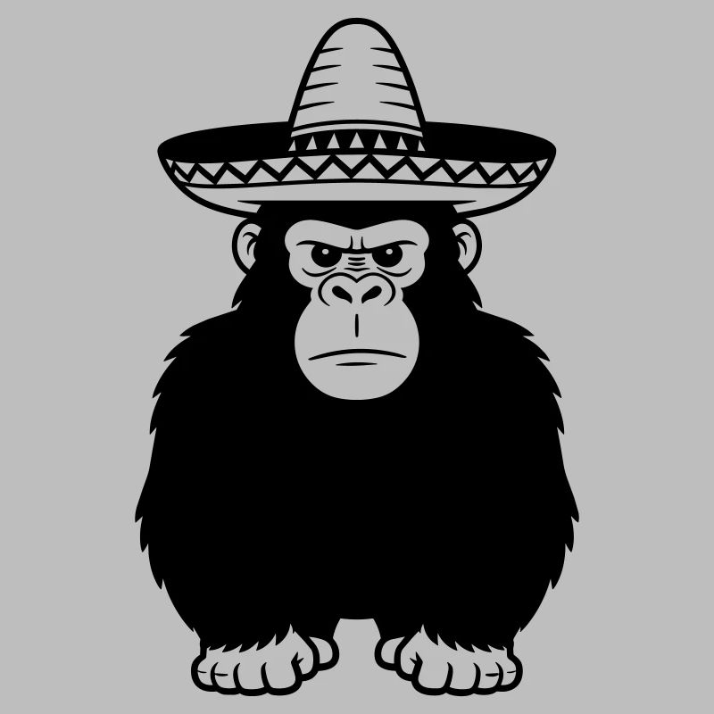 gorilla sombrero