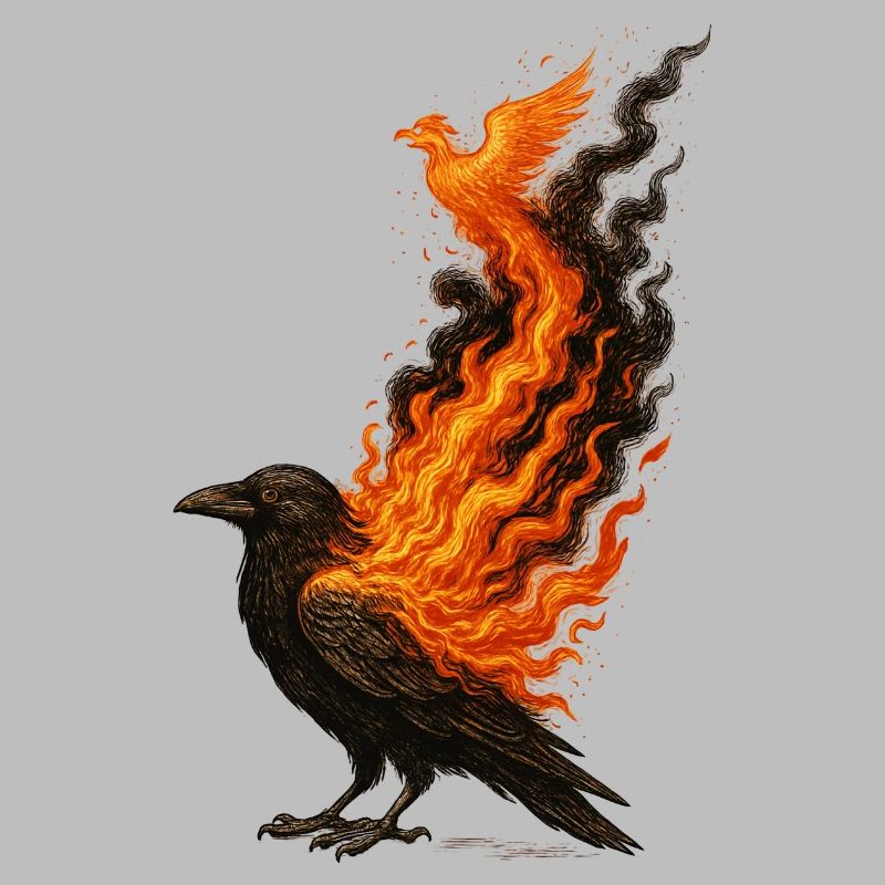 Corbeau Phénix : Renaissance de Feu