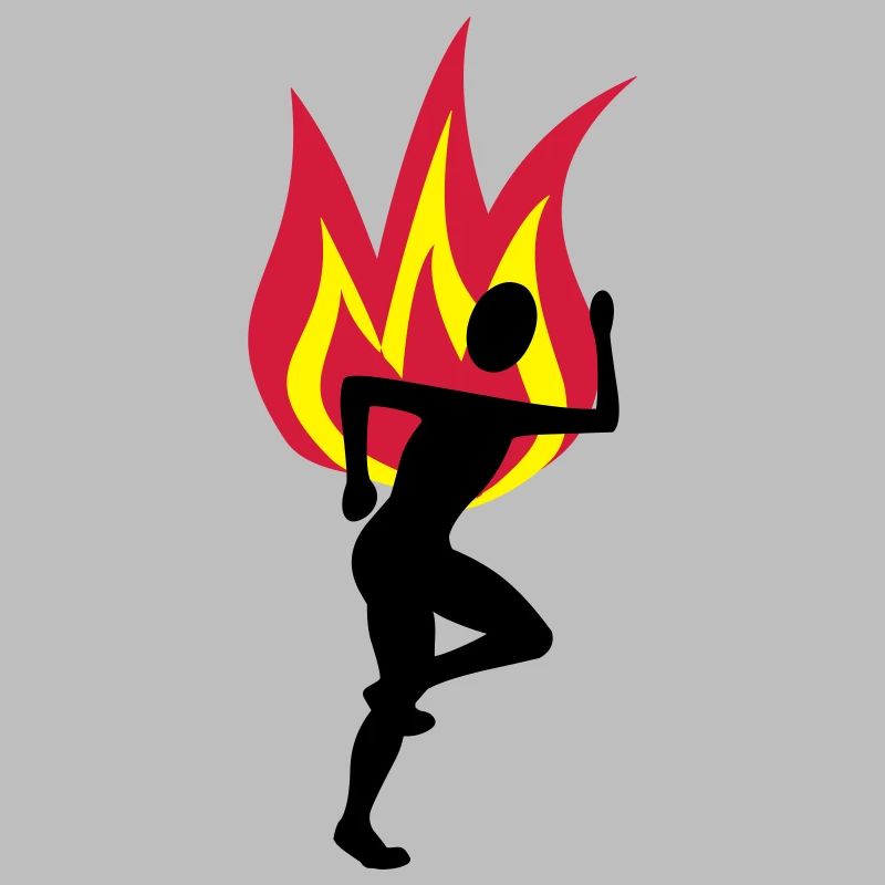 Jogger fire flame