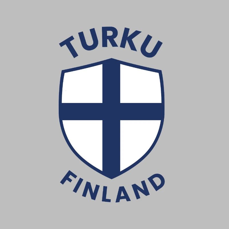 Turku Finland Shield Emblem