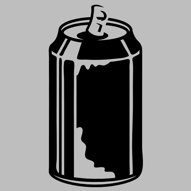 An open soda can