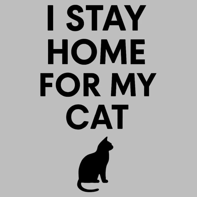 Je reste à la maison pour mon chat