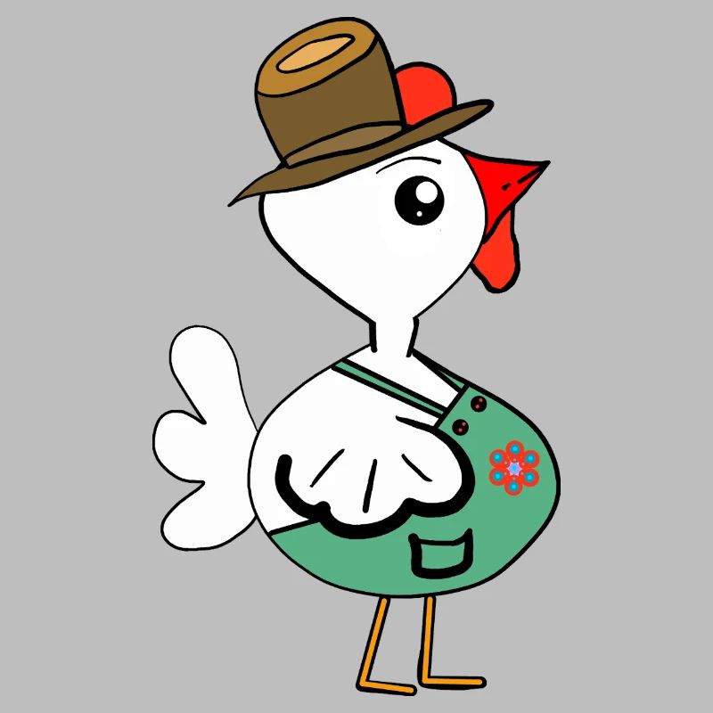 Chicken Chicken Straw Hat Hat Child