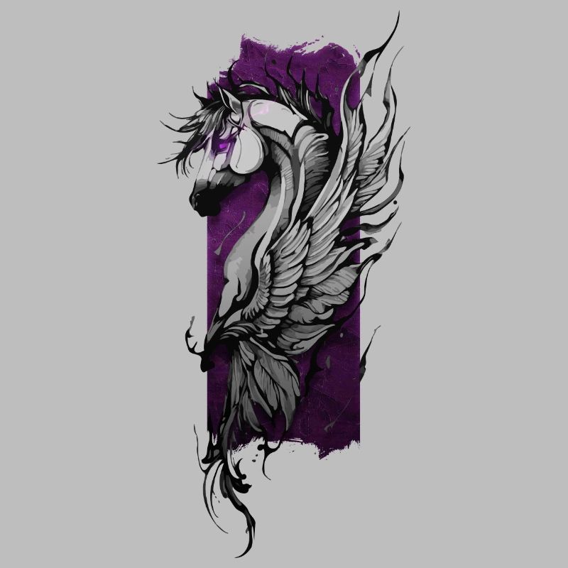 Celestial Harmony: Winged Horse