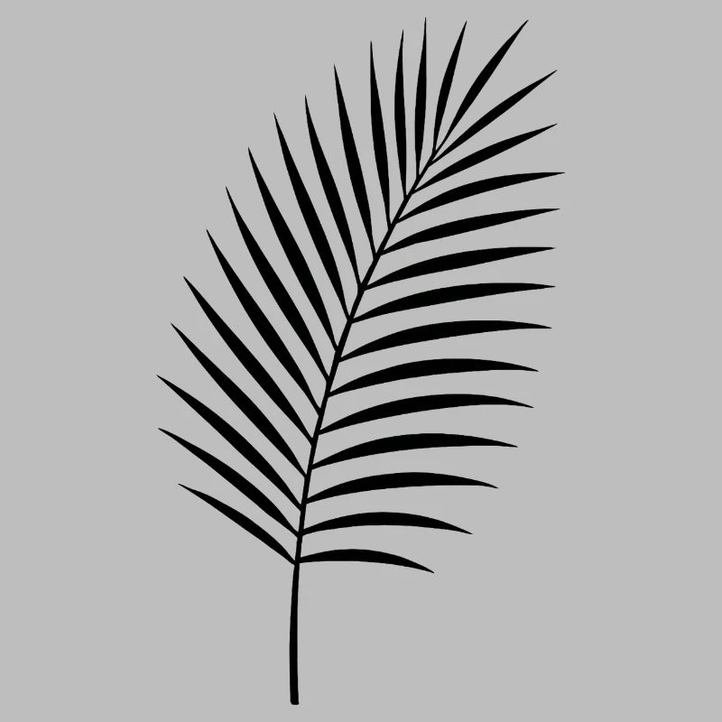 Palm Leaf Silhouette