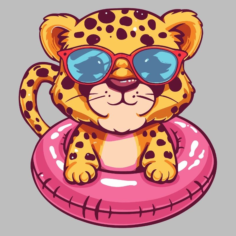 Leopard Comic Cool