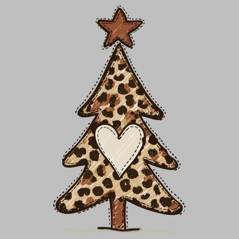 Leoprint Christmas Tree - Leo Pattern