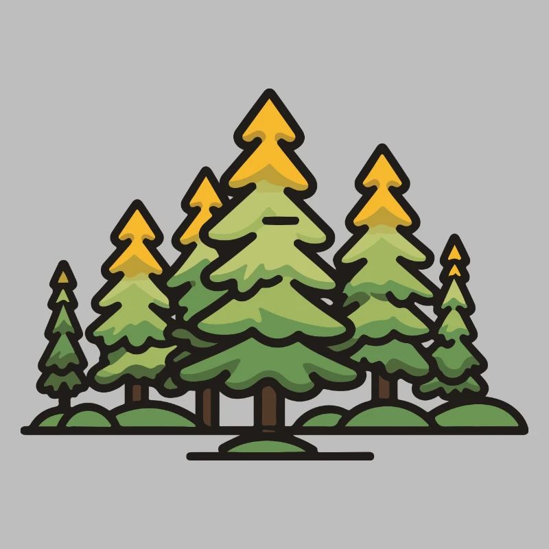 Forest, Trees, Nature