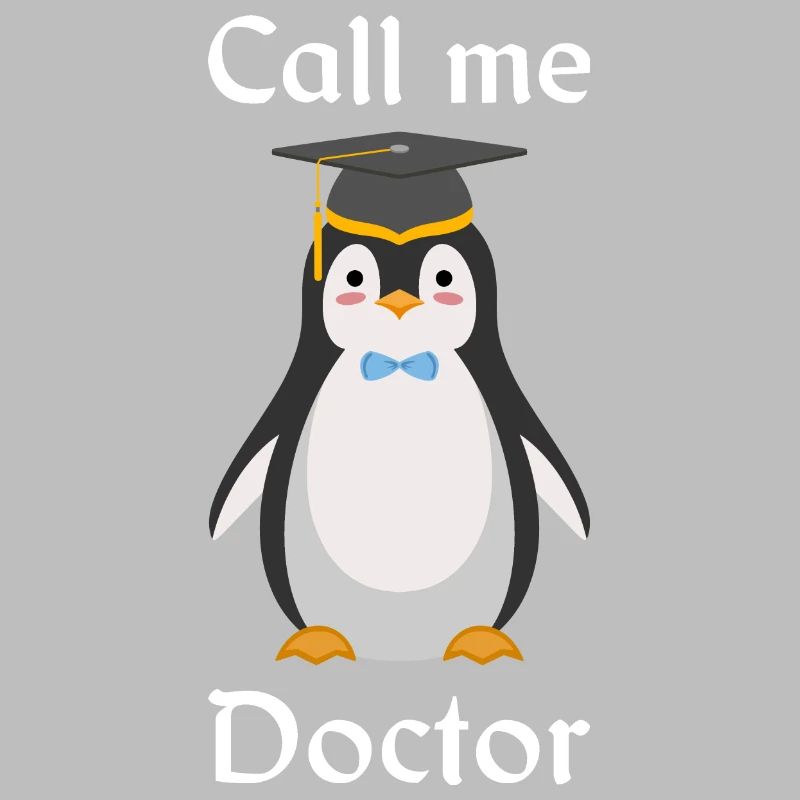 Pinguin doktor Doktorarbeit Abschluss