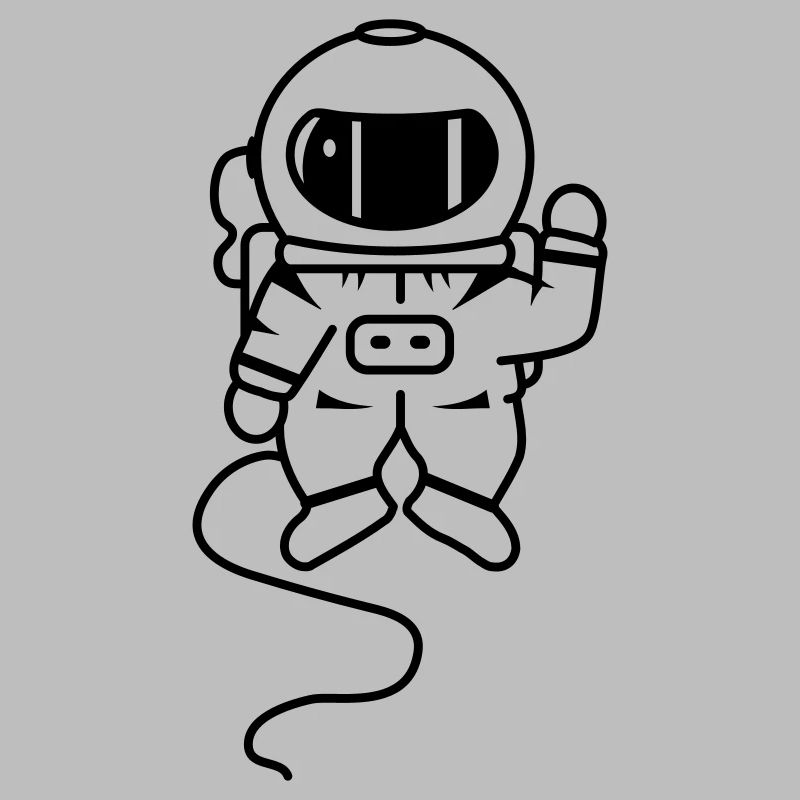 un astronaute dans l'espace