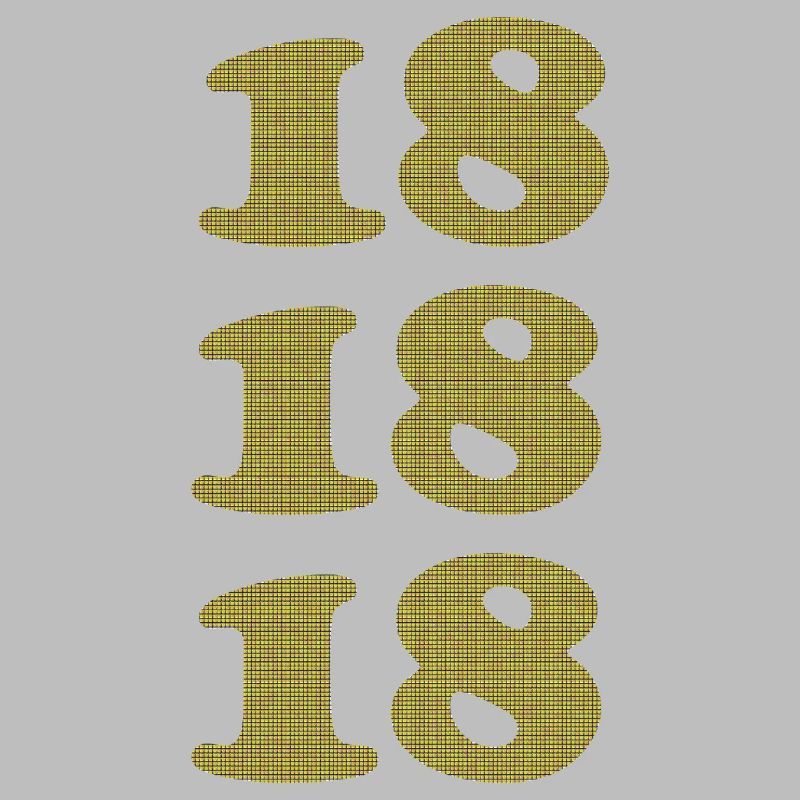 18 ans de conception anniversaire du Plaid