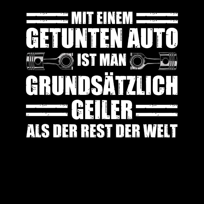 Mit einem getunten Auto Tuning Tuner Schrauber