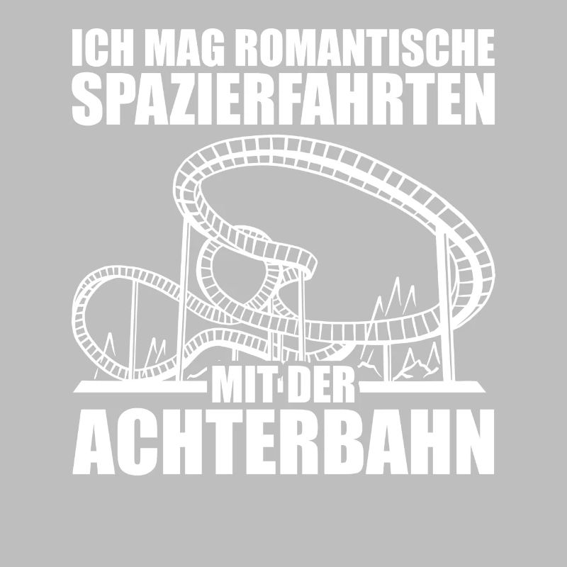 Mit der Achterbahn Freizeitpark Rollercoaster