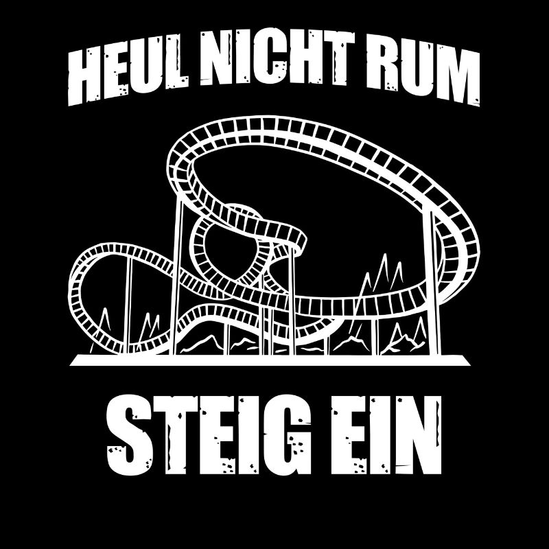 Steig ein Freizeitpark Rollercoaster Achterbahn