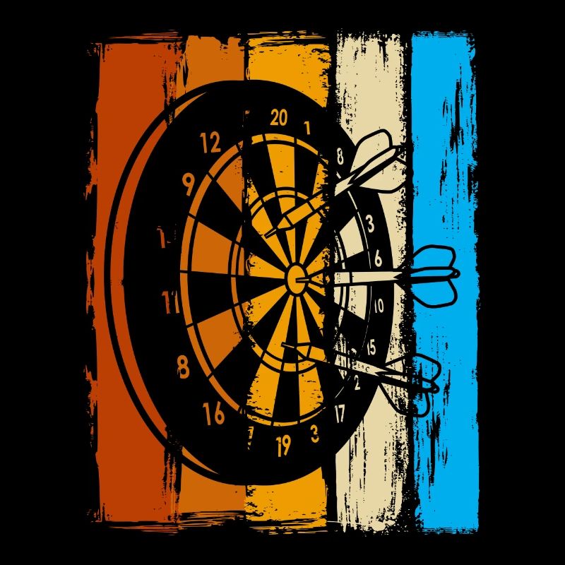 Joueurs de fléchettes Fléchettes Fléchettes