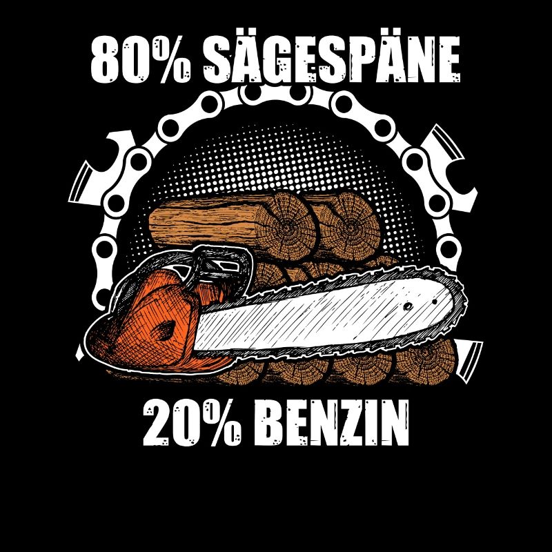 80 % Sciure de bois Fabrication Bûcheron Forester