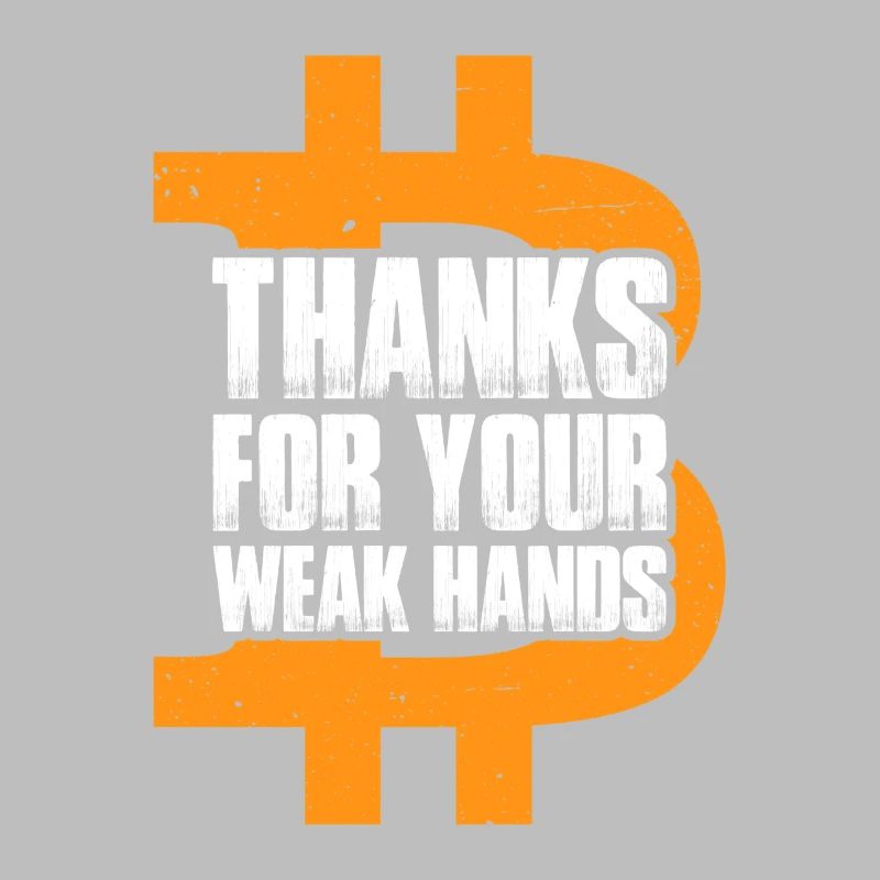 Weak hands Bitcoin Crypto Blockchain BTC Miner