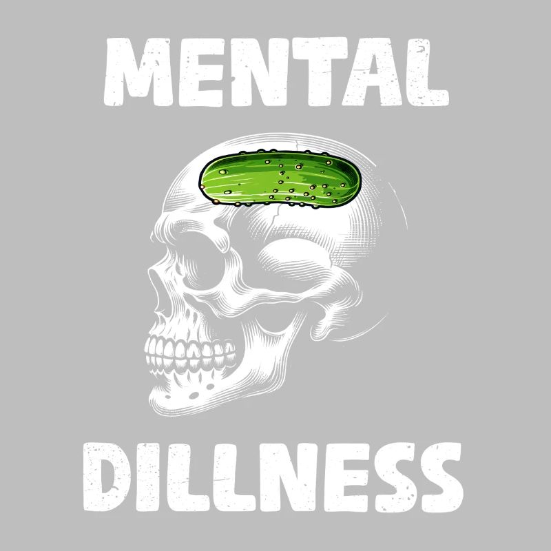 Maladie mentale Drôle Concombre Cornichon Concombre Amour
