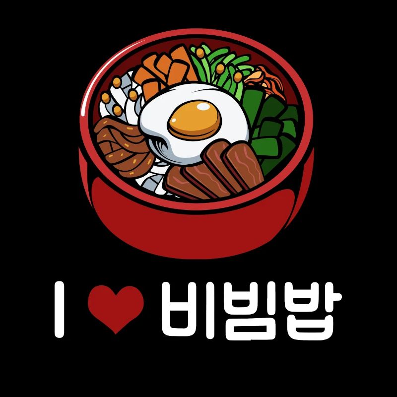 J'adore le plat coréen Bibimbap manger du riz