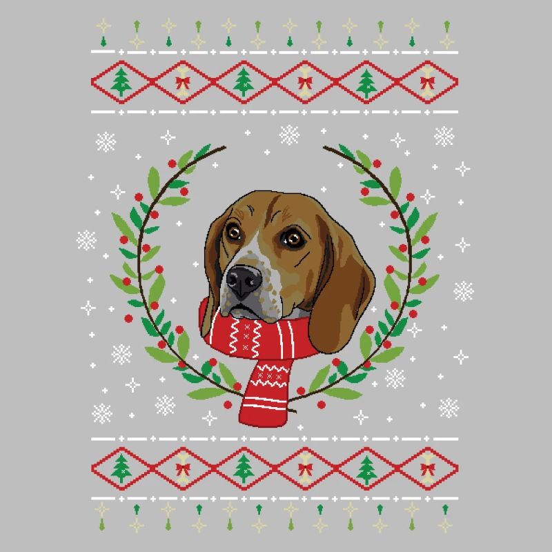 Beagle hässlicher Weihnachtspullover - Beagle